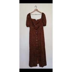 Women's GOOD AMERICAN Cheetah Print Dress, Plus Size 3XL